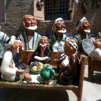 Ceramic dolls made by Uzbek