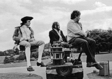 Kubrick shooting a scene of Barry Lyndon