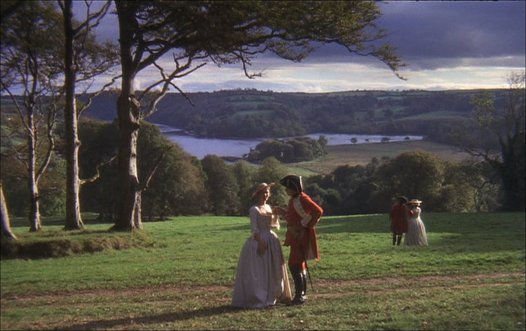 Use of wide angle lens in Barry Lyndon