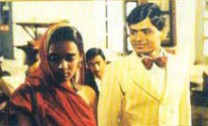 Raghubir Yadav and Arundhati Roy